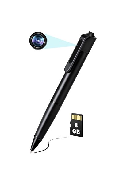 iUni Cameră spion cu stilou Full HD W9 Pro, 8GB, înregistrare audio-video, fo...