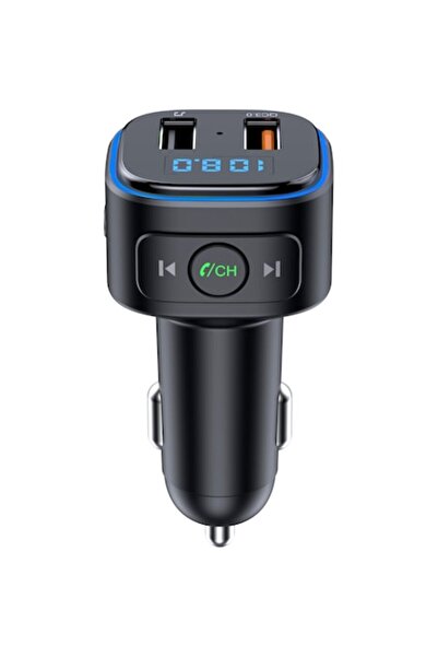 SERIOUX Transmițător FM Bluetooth ABFM46, QC 3.0, USB, Negru