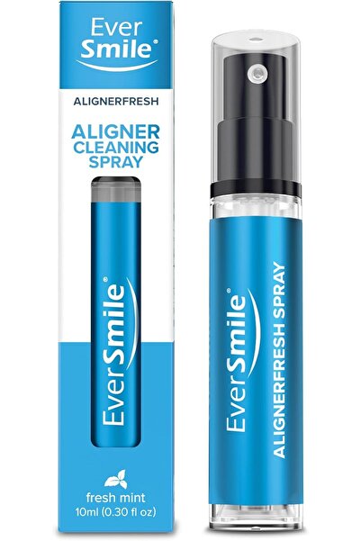 Ever بخاخ تنظيف إيفر سمايل أليجنر فريش الأصلي. بخاخ تنظيف المثبتات وإنفزلاين - جهاز تقويم أسنان محمول