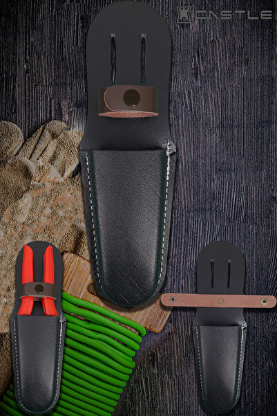 Castle Budama Makası Kılıfı Hmb-12 Bağ Makası Kılıfı Deri Kılıf