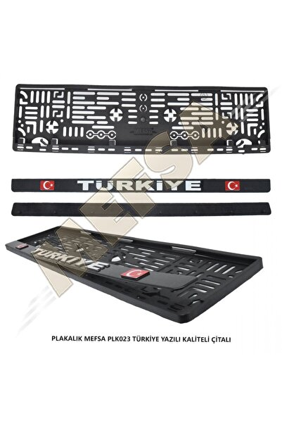 PLAKA ÇERÇİVESİ TÜRKİYE YAZILI (İKİLİ TAKIM)