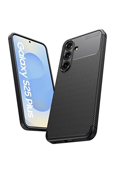 ALC MOBILE Husa auto focus carbon compatibila cu Samsung Galaxy S25 Plus