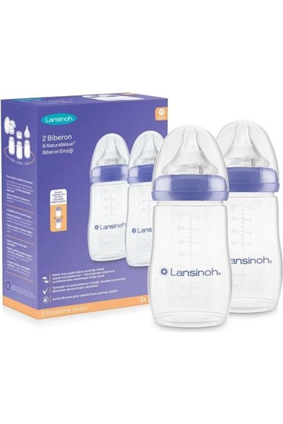 Lansinoh Natural Wave Biberon Seti 240 ml 2li