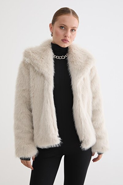 ŞİMAL Kadın Kürklü Uzun Kollu Mont 255400 -