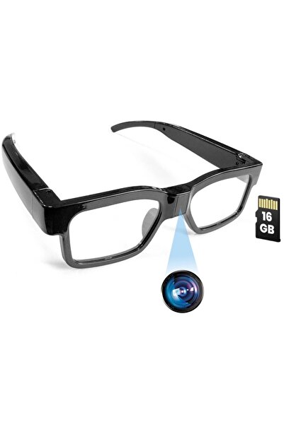 iUni Ochelari spion cu cameră G7, Full HD, card Micro SD de 16 GB, vedere nocturnă