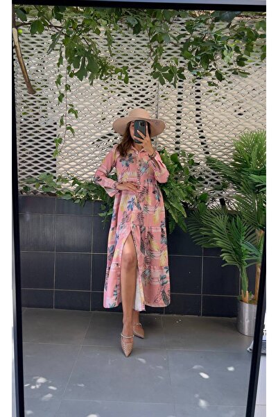 DISHI FASHİON ΜΑΚΡΥ ΦΟΡΕΜΑ ΜΕ ΣΧΕΔΙΟ