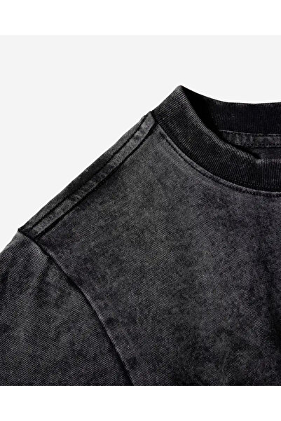 Touz Moda T-Shirt Touz Wear με τύπωμα Washed Vintage Unisex Oversized