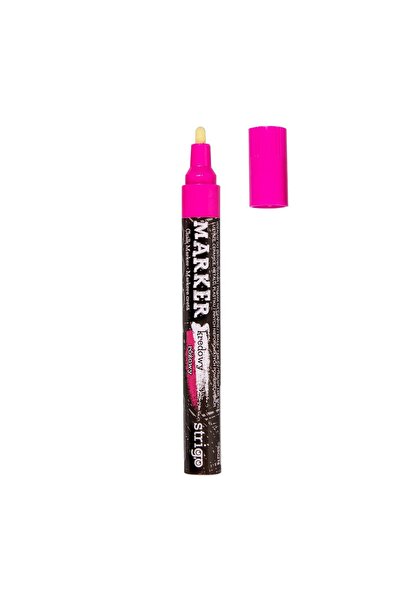 Strigo Liquid chalk marker, round tip, neon pink SSC214