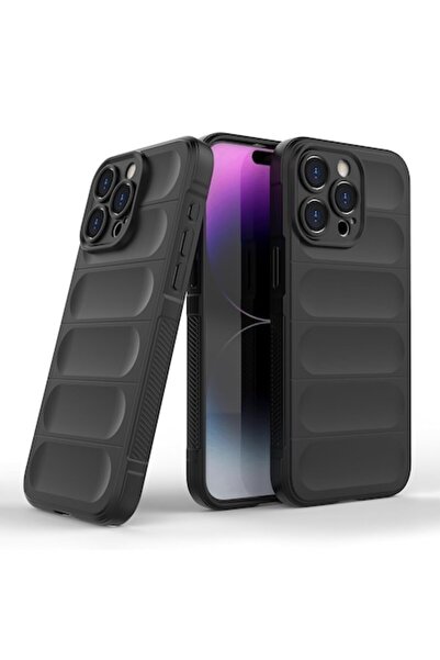 ALC MOBILE Husa wave, compatibila cu IPhone 15 Pro Max, Grip Anti-Soc, Tpu, N...