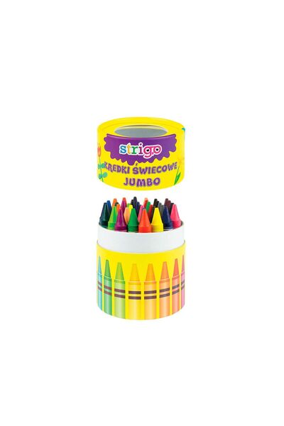 Strigo Jumbo wax crayons, 18 colors SSC026