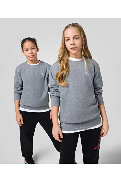 Nike Παιδικό φούτερ JORDAN BROOKLYN FLEECE ΓΚΡΙ ΔΙΠΛΟ ΝΗΜΑ 95D389 95D389-GEH