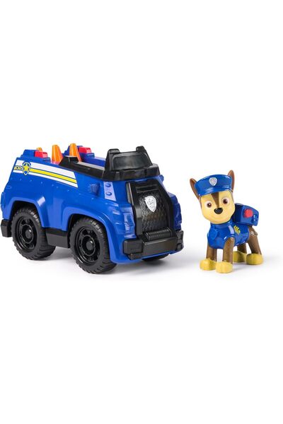PAW PATROL , Police Vehicle with Chase Toy Figure (Basic Vehicle, 2025), Toy for Children from 3 Year