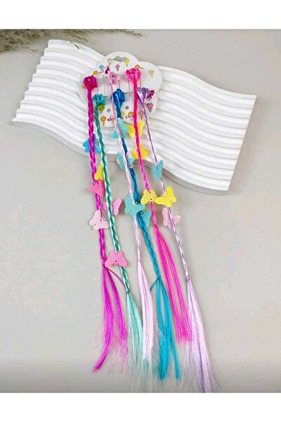 Eva Rose 6'lı Kız çocuk mandal Postiş Toka kız çocuk toka okul tokası bayram ...