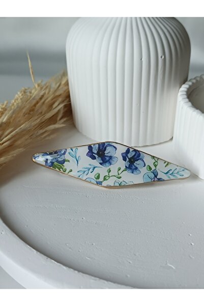 La fee aksesuar Polymer Clay Handmade Flower Buckle Resin Plated Latch Automa...