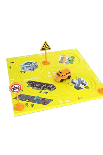 TONGYONG Labirint Magnetic 8 Piese - Autobuzul Scolar