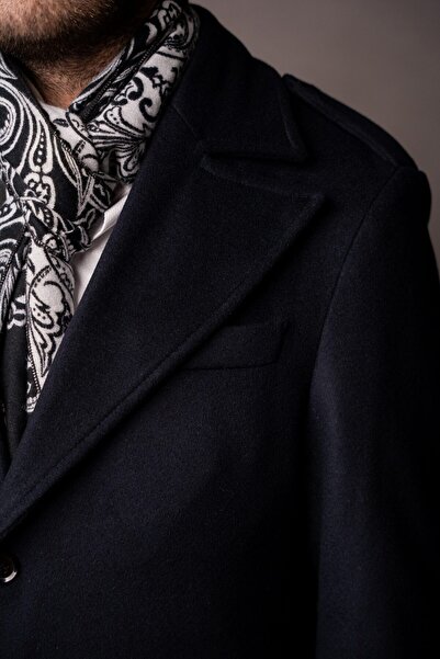 Couture For Gentlemen Palton bleumarin pentru bărbați, Quiet Luxury