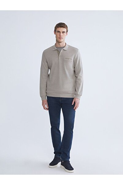 LC Waikiki Ανδρικό φούτερ με μακρυμάνικο λαιμό πόλο