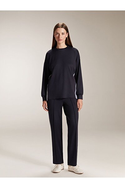 LC Waikiki Γυναικείο φούτερ με ριγέ λαιμόκοψη