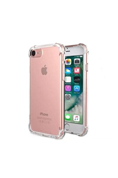 PlanetPhone Husa pentru iPhone SE 2 antisoc, transparentă din silicon, colțur...