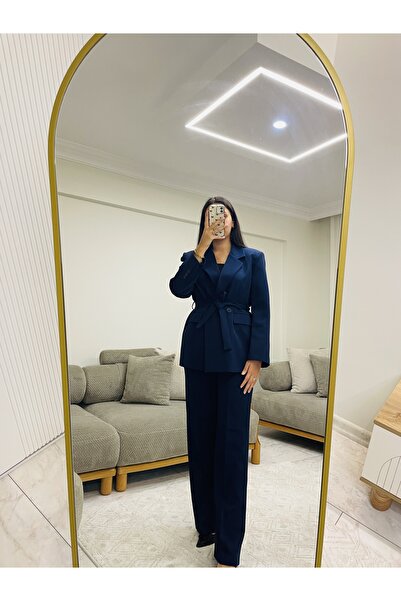 Alt üst blazer ceket pantolon takımı