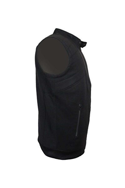 tambattal Dekons Plus Size Wool Cashmere Vest with High Collar (Loose Comfortable Fit)