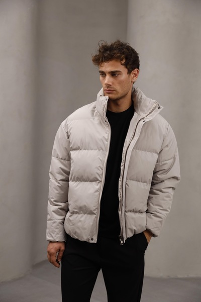 essenzaclothing سترة منتفخة كبيرة الحجم للرجال