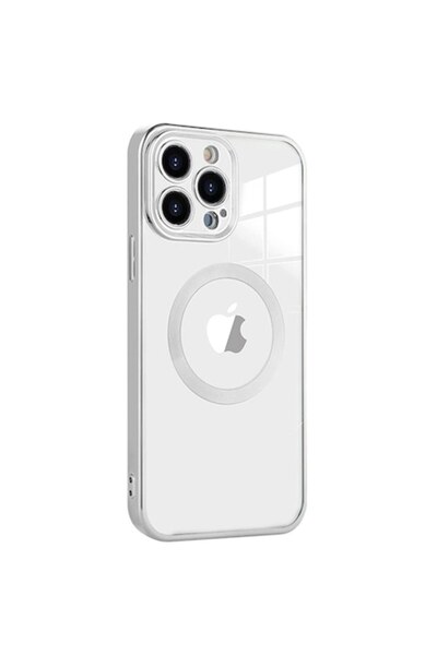ALC MOBILE Husa MagSure Silver, compatibil cu IPhone 14 Pro Max