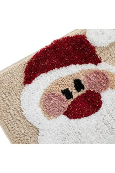 OEM Santa Claus bath mat, size 75 x 45 cm, Beige