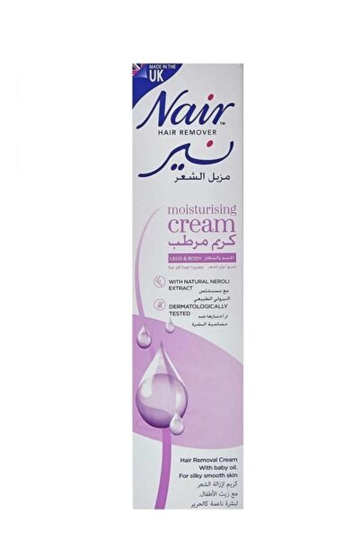 Nair كريم مرطب لإزالة الشعر بخلاصة النيرولي، 110 جم