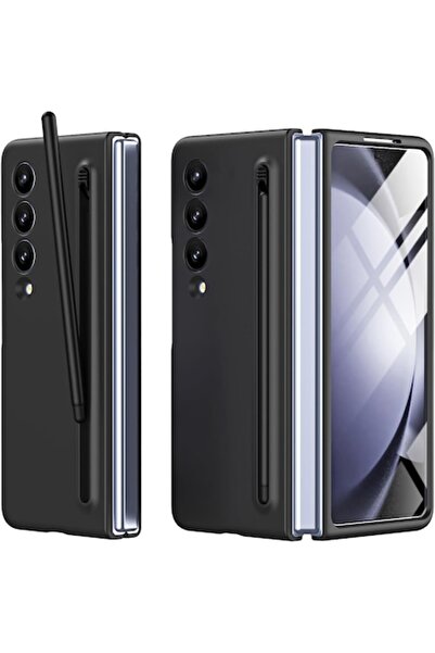 isag Husa protectie compatibila cu Samsung Galaxy Z Fold 4, cu S-Pen inclus, Slim, Antisoc, Premium Quali