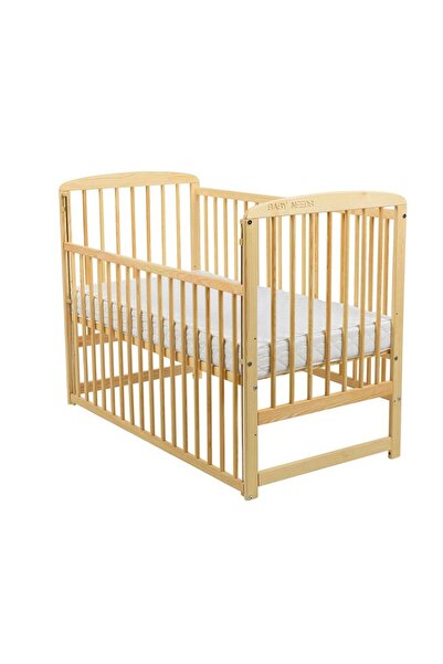 Babyneeds Patut din lemn bebe, 120x60 cm, Din lemn de pin, Babyneeds, Ola