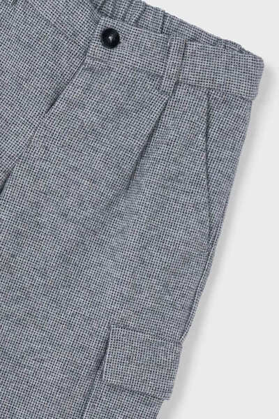 MAYORAL Boy's Comfortable Fit Cargo Pocket Pants - Gray Melange