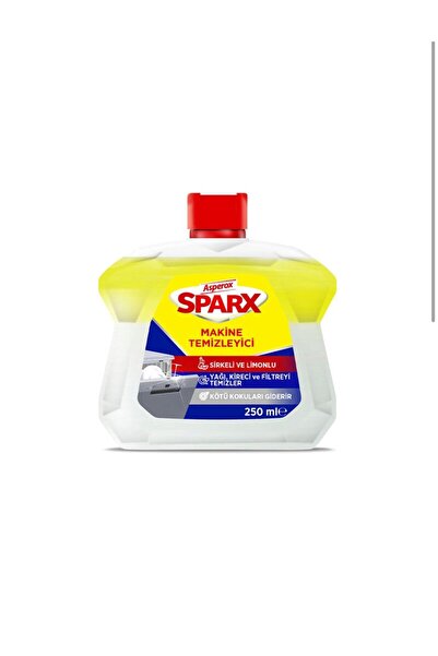 ASPEROX SPARX MAKİNE TEMİZLEYİCİ 250 ML SİRKELİ LİMONLU YAĞI KİRECİ FİLTRE TEMİZLER 1 KOLİ (12 ADET)