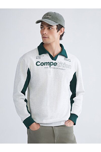LC Waikiki Polo Neck Men's Sweatshirt