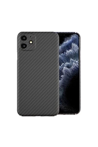 isag Husa protectie din Kevlar compatibila cu iPhone 11, din Fibra de Carbon,...