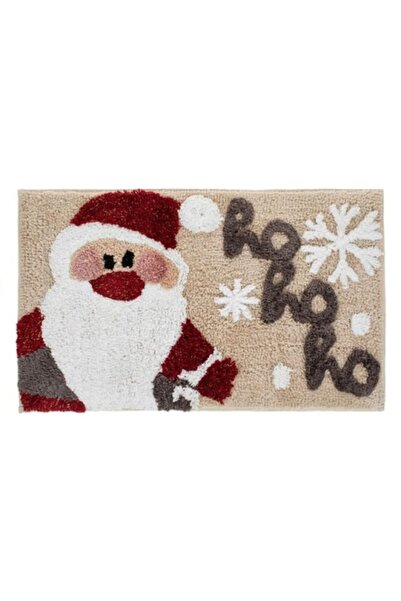 OEM Santa Claus bath mat, size 75 x 45 cm, Beige