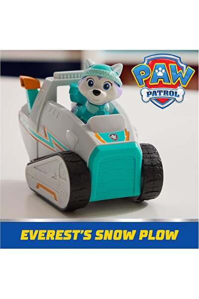 PAW PATROL , Snowmobile with Everest Toy Figure (Basic Vehicle, 2025), Toy for Children from 3 Years