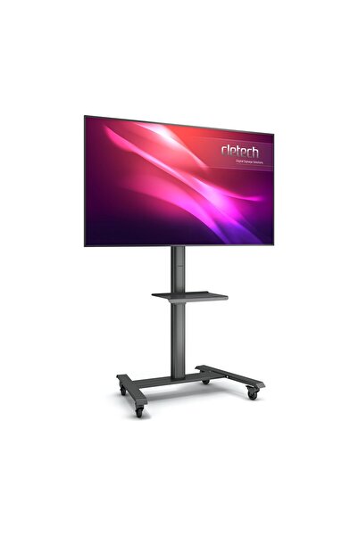 Cletech Raflı Modüler LCD Tv / Monitör Sehpası 43” – 75”