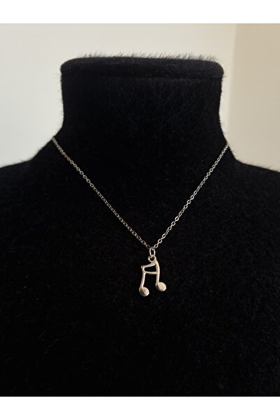 glactuca craft Minimal Note Chain Necklace