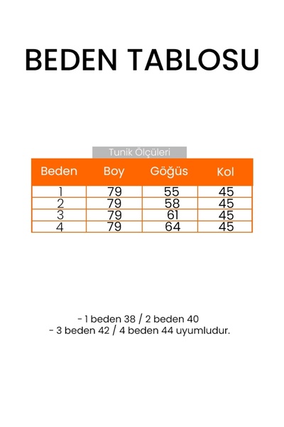 Bestenur Arma Detail Pleated Tunic 1627 - Khaki