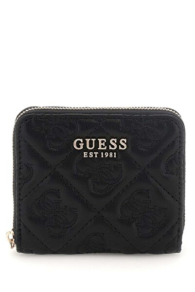 Guess Portofel mic Adelasia 4G cu logo Negru