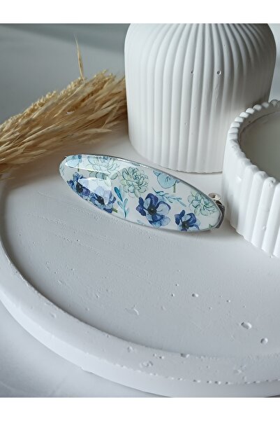 La fee aksesuar Polymer Clay Handmade Flower Buckle Resin Plated Latch Automa...