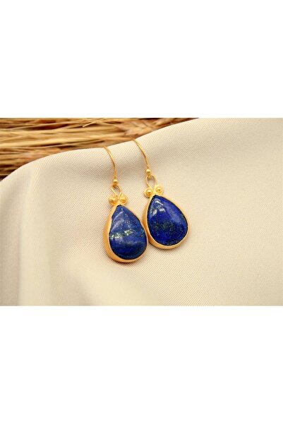 alpsilverart 925 Ayar Gümüş El İşi Otantik Lapis Küpe – Kadınlar İçin Özel Tasarım