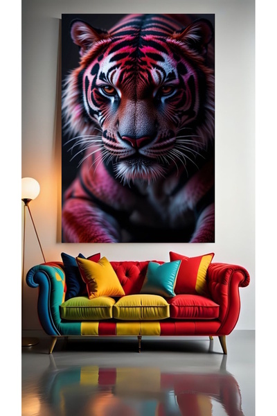 özkacar ROZA TIGER 1 Kućni zid Dnevna soba Salon lepote Kancelarija Prodavnic...