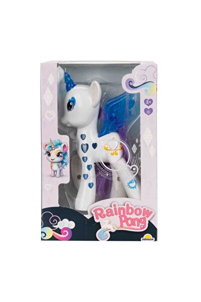 Sunman Sparkling Pony Figure - Light-Up Figure - Blue (Lisinya)