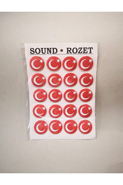 Özgür TÜRK BAYRAKLI Rozet Metal, İğnelidir Şıklığı Tamamlar Aksesuar (20 Adet...