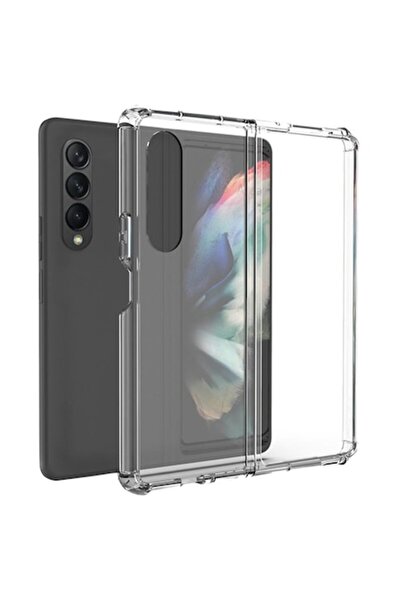 isag Husa protectie compatibila cu Samsung Galaxy Z Fold 3, Antisoc, Premium Quality, transparenta