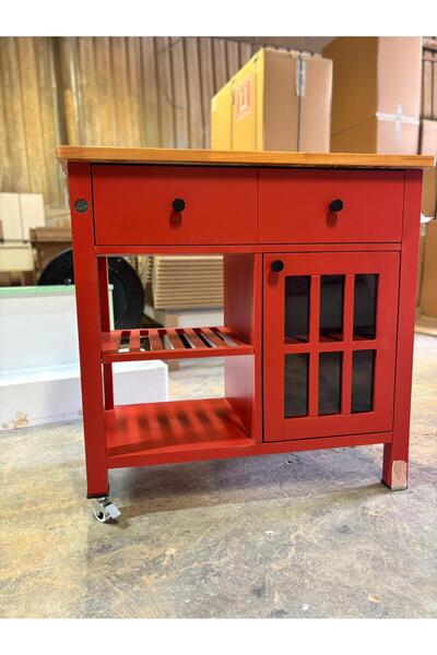 Dipole Furniture Mate Mat Lake Kırmızı (RAL-3016) Servant Mobilyası