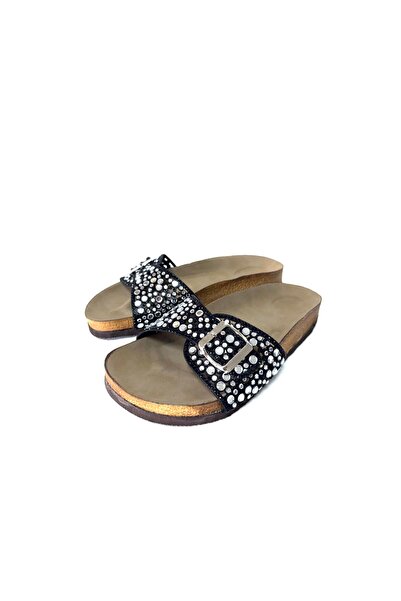 FURIA SHOES Stone Buckle Women's Slippers
