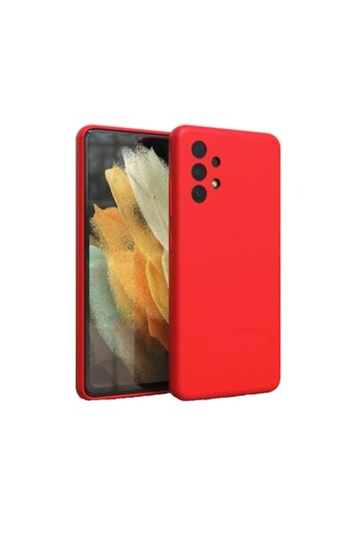 isag Husa protectie compatibila cu Samsung Galaxy A13 4G, slim, silicon Rosu,...